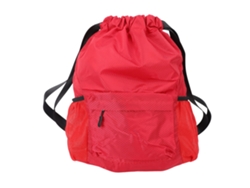 Mochila de gran capacidad con compartimento seco/húmedo, roja, mediana