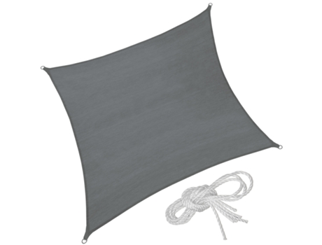 Toldo TECTAKE Cuadrado De Polietileno, Gris