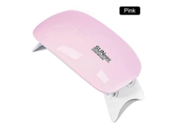 Lámpara LED para uñas de gel, mini lámpara UV portátil para uñas, secador de uñas LED de 6 W, lámpara de gel rosa 2025 NOSTALGIA88