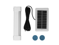 Bj-lâmpada De Camping Led Tubular Com Painel Solar Impermeável Recarregável Usb Para Emergências Ao Ar Livre