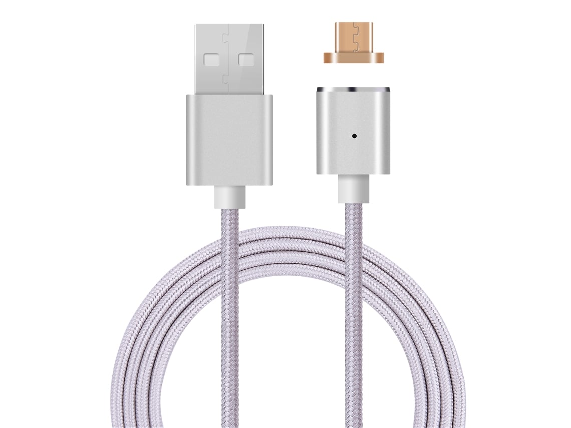 Cable Universal De Nylon Para Carga Magnética Y Transferencia De Datos Android