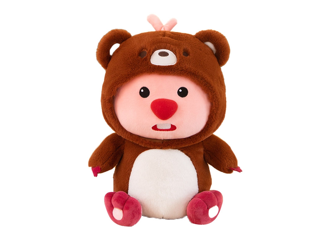 Ats-juguete De Peluche Castor De 11.8 Pulgadas Suave Y Cariñoso Para Niños Niñas Muñeco De Peluche Cartoon Castor
