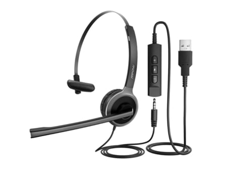 Micrófono de auriculares con cable Usb SLOWMOOSE para PC
