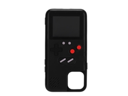Capa De Celular Game Machine Retro Nostálgica Com Tela Colorida Para Iphone11 Pro Preto
