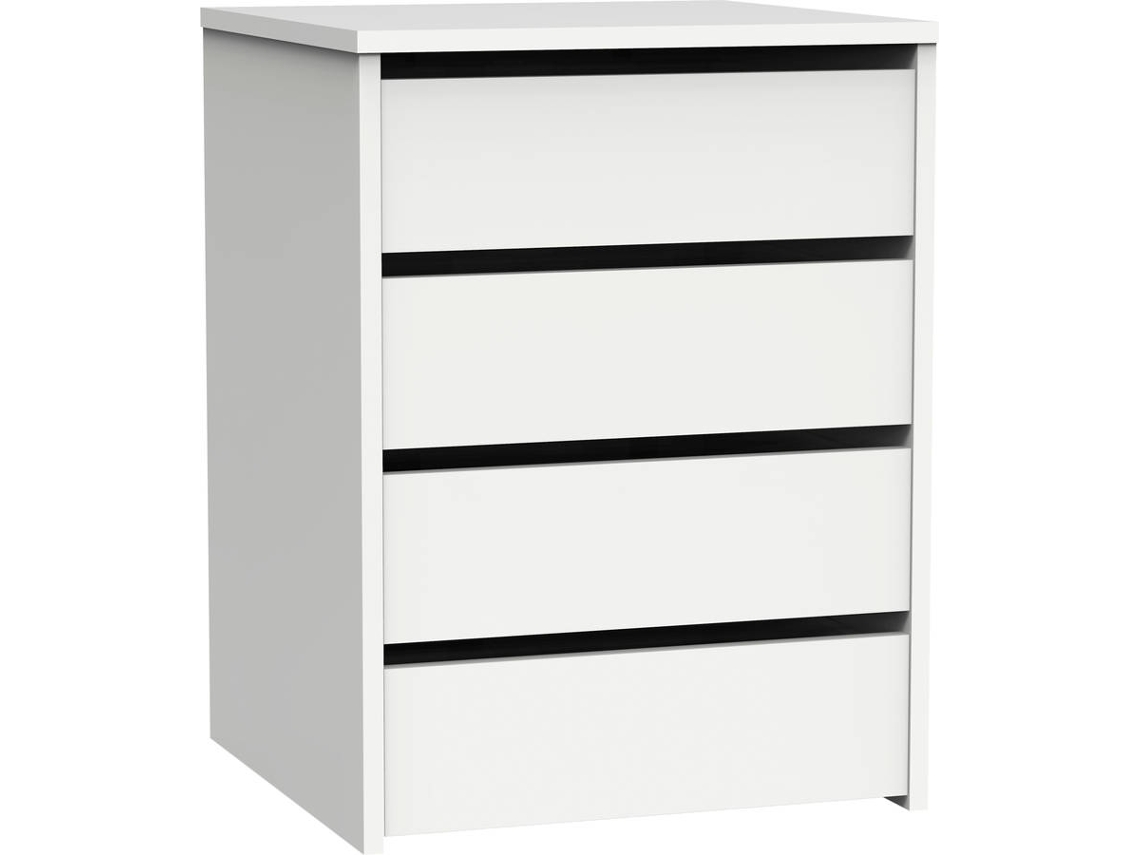 Cómoda MUEBLES PITARCH Turin (Blanco - Melamina - 61x46x45 cm)