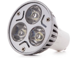 Bombilla LED GU10 3W  281Lm 3000ºK 40.000H [JL-GU10-3X1W-A-WW]