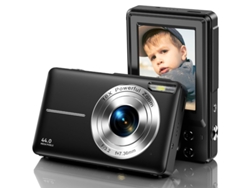 Câmera Compacta Digital SZSMART  Dc403 Nível de Entrada de Crianças Presentes Câmera Fhd 44Mp Zoom 16X 2 4 Polegadas Tela Preto