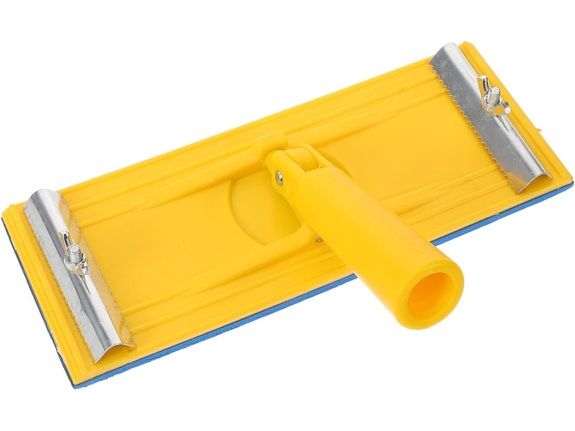 Bloque De Lijado De Esponja De Plástico Flexible Amarillo Para Carpintería Y
