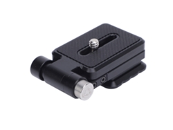 Placa plegable de liberación rápida para cámara DSLR, soporte para trípode horizontal y vertical.