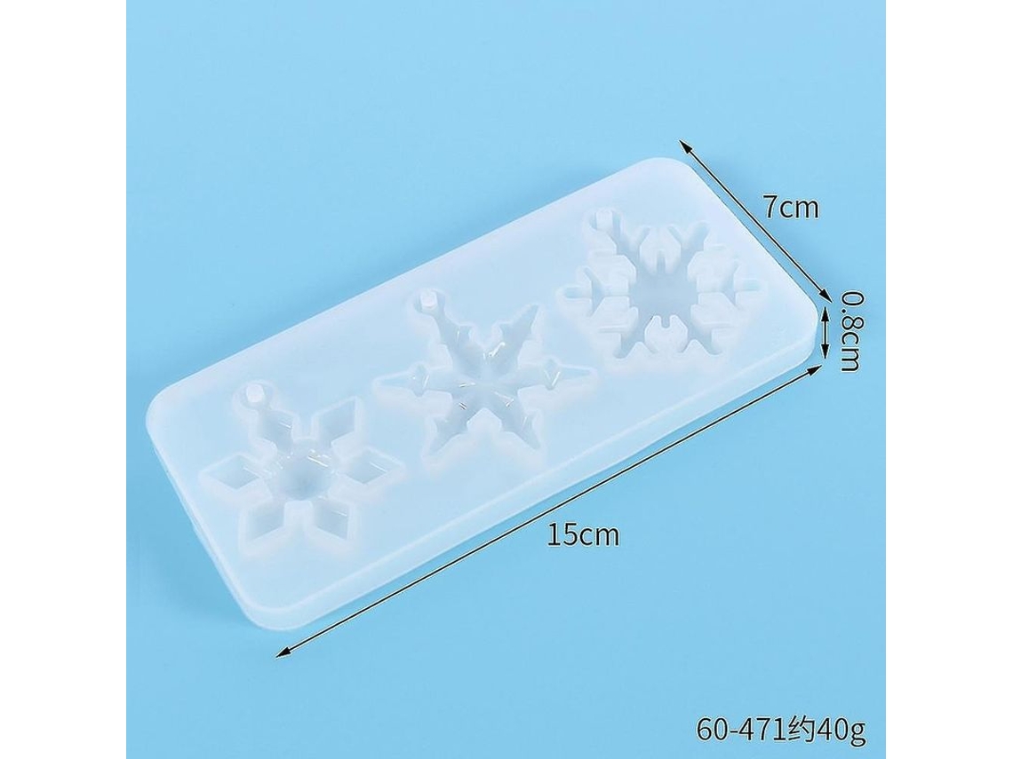 Molde De Silicona Para Decoración Navideña, Molde Para Manualidades, Materiales Preciosos Para Manualidades.
