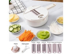 Cortador de verduras, rebanador, pelador de frutas y patatas, utensilio de cocina multifuncional.
