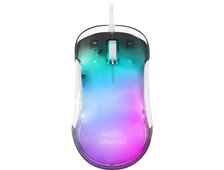 Ratón Gaming MARS GAMING MMGLOWW (12800 dpi - Con Cable)