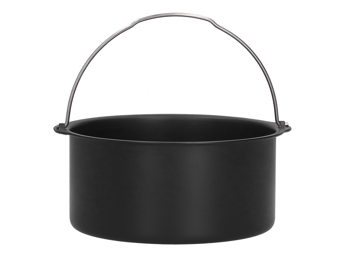 Molde Para Pasteles De Acero Al Carbono Antiadherente Para Freidora De Aire Y Horno, 15 Cm (6 Pulgadas).