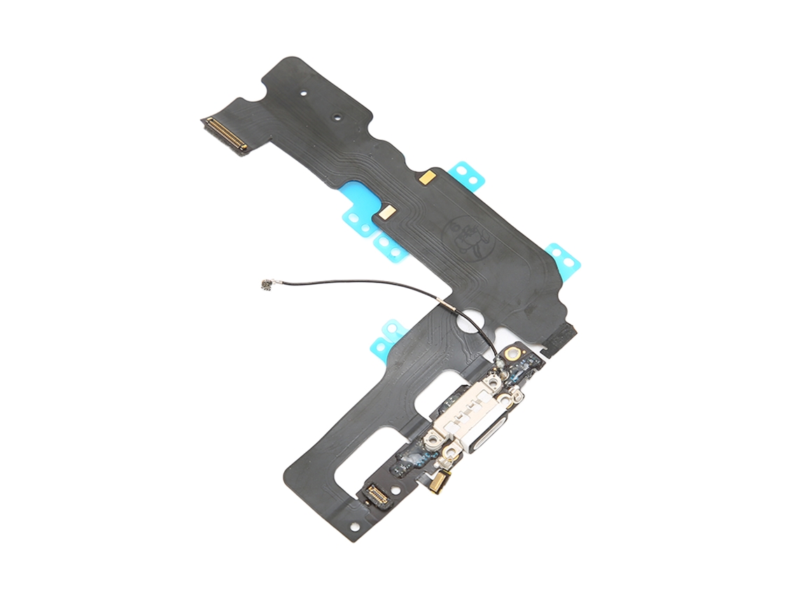 Módulo De Puerto De Carga Usb, Conector De Base, Cable Flexible De Antena Para Iphone 7 Plus (blanco)