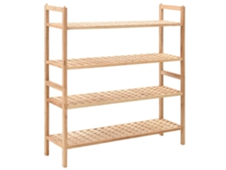 Zapatero de madera maciza de nogal (69 x 26 x 81 cm), DKD HOME DECOR