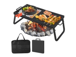 Fogón de acero de alta resistencia, 24 x 16 pulgadas, resistente al calor hasta 500 °F, diseño plegable, compatible con fogones OEM