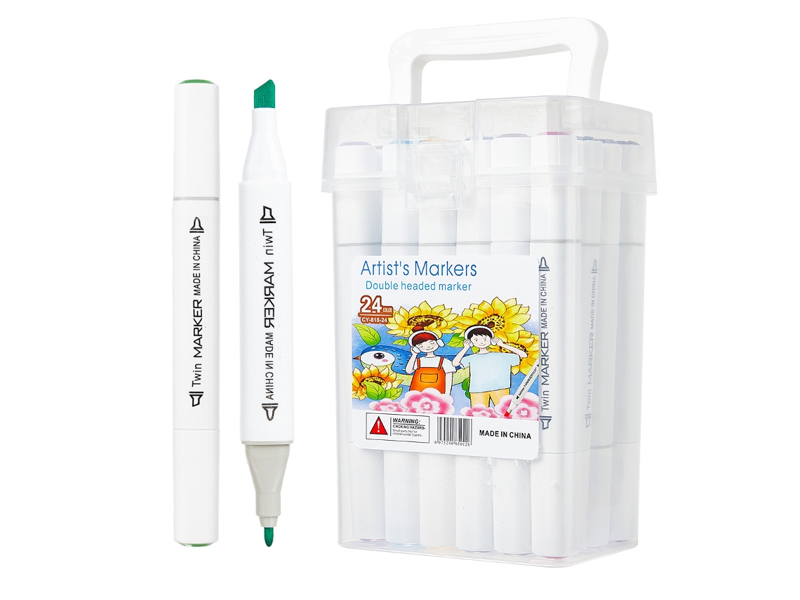 Juego De Rotuladores (24 Colores) Cuich