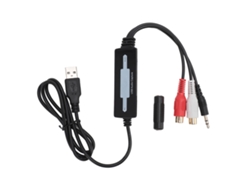 Adaptador De Captura De Audio Usb 2.0 Con Entrada De 3,5 Mm Para Convertir Cintas De Casete A Mp3 Para Win7/8/10 Y Os X