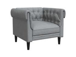 Maison Exclusive - Sofá Gris Claro 78,5 X 74,5 X 74,5 Cm Poliéster