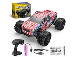 Coche todoterreno RC 1/20, 2,4 g, alta velocidad, escalada y derrape. Modelo de camión monstruo para carreras y diversión infantil. Rojo Aeuzwr
