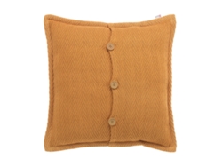 Funda de cojín ALEXANDRA HOUSE LIVING Mostaza 50 x 50 cm