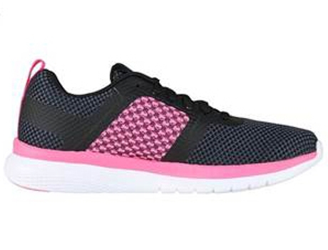 Zapatillas Deportivas REEBOK Pt Prime Run Mujer (Negro, Rosa - Tela, Material Sintético - 37)