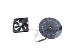 Kit De Ventilador Extractor Solar De 10 W Con Panel Monocristalino Para Casetas De Mascotas, Gallineros, Caravanas E Invernaderos.