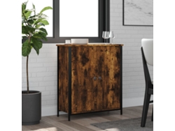 Aparador De Madera De Ingeniería Roble Ahumado 70x30x80 Cm