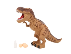 Ats-figuras De Dinosaurios Eléctricos Con Luz Música Caminar Spray Modelos De Animales Juguetes Novelty Para Niños Marrón
