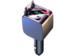 Cargador De Coche Starry Light Con 2 Puertos Usb, Accesorios De Carga De 18 W