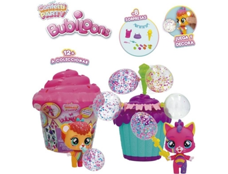 Muñeco IMC Bubiloons Confetti Party W1 (Edad Mínima Recomendada: 3años)