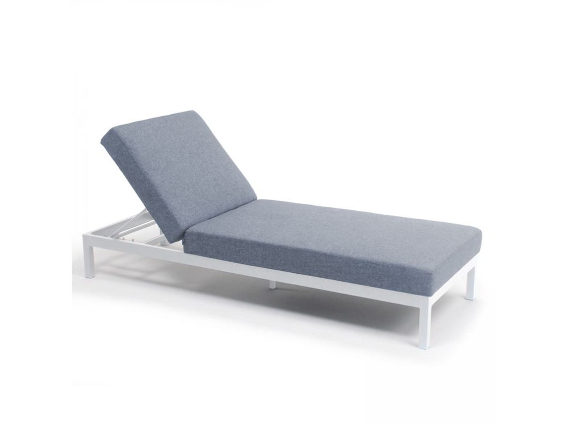 Tumbona con almohada, reclinable en 5 posiciones