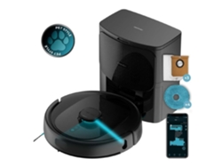 Robot aspirador y lavadora Cecotec Conga 9590 Spin Revolution Ultra Power Home Essential con base de vaciado automático.