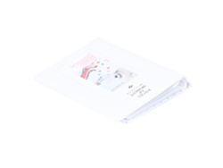 Caja De Almacenamiento Para Fotos De 64 Bolsillos 3 Pulgadas Album Pvc Mini Para Fujifilm Instax Mini 9 Color Blanco Perlado