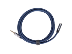 Cable De Extensión De Audio Hifi De 3,5 Mm Macho A Hembra De 1,8 M Para Teléfonos Móviles, Pc Y Auriculares - Azul
