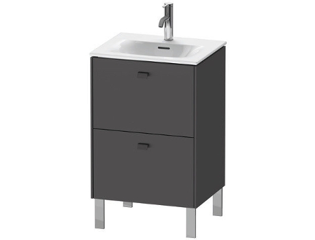Mueble de lavabo DURAVIT Brioso vertical 52,0 x 41,9 cm 2 cajones incl. recorte de sifón y delantal para lavabo Viu 234453