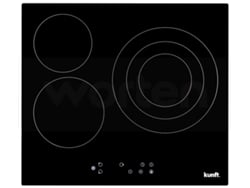 Placa de Vitrocerámica KUNFT KVH3934 (Eléctrica - 59 cm - Negro)