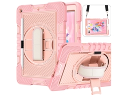 Tableta Yunzii S10 Lite/x406b/s10fe/s9 Fe/s9 Oro Rosa con Correa para el Hombro, Soporte Giratorio y Funda para Tableta.