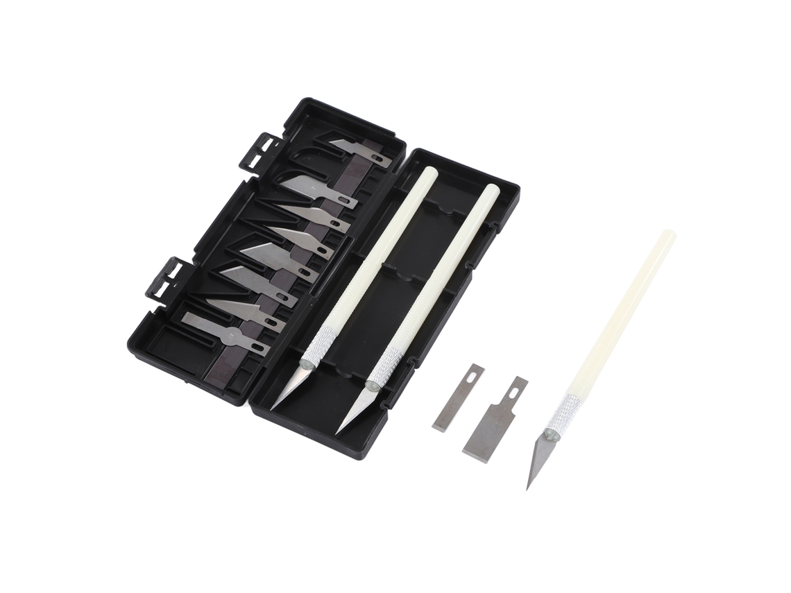 Set De Cuchillos De Artesanía 3 Piezas Con 10 Hojas Para Tallado De Calabazas Y Modelado Hobby