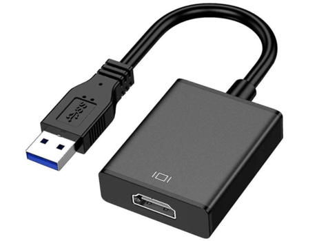 Adaptador USB a Hdmi Adaptador USB 3.0/2.0 a Hdmi Audio Video Convertidor de vídeo HD 1080P para PC portátil HDtv Compatible con BISBISOUS