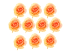 10 rosas artificiales para decoración (lowmoose)