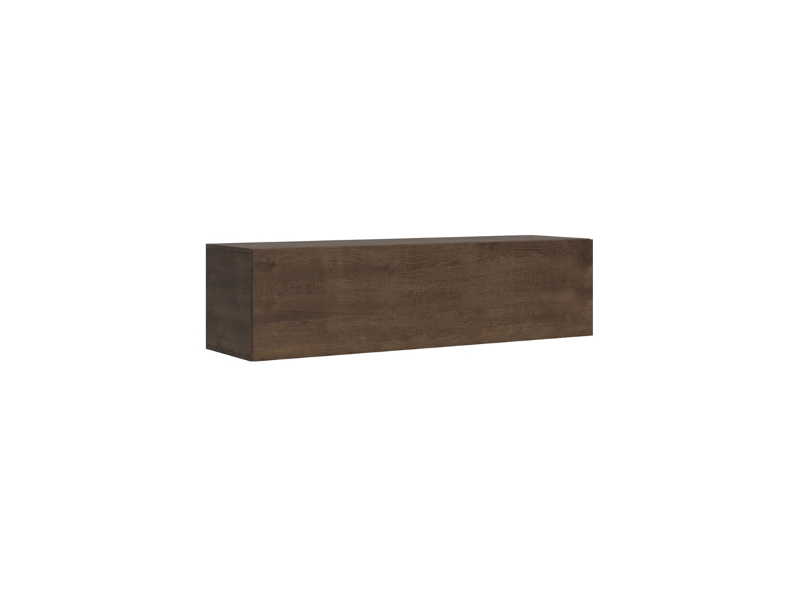 Gabinete de pared abatible de nogal, ancho 153,6 alto 40 profundidad 39,2 Itamoby