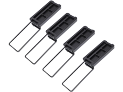 Ciieeo Com 4 Sombras Vazias Na Cor Preta, Design Com Várias Grades, Simples E Elegante, Ideal Para Viagens.
