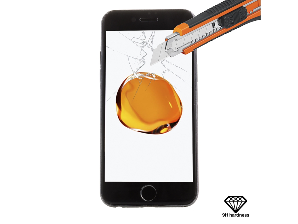 Protector De Cristal Templado Con Borde A Color Negro Iphone 7/iphone 8
