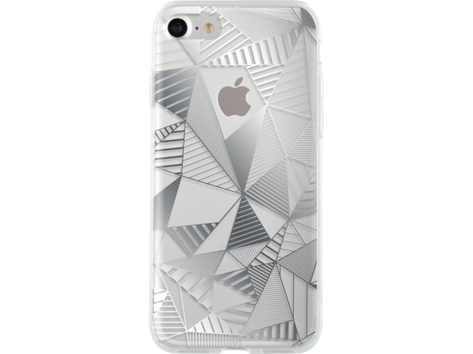 Funda iPhone 7, 8 BIGBEN CONNECTED COVGRAPHIP7S Plateado