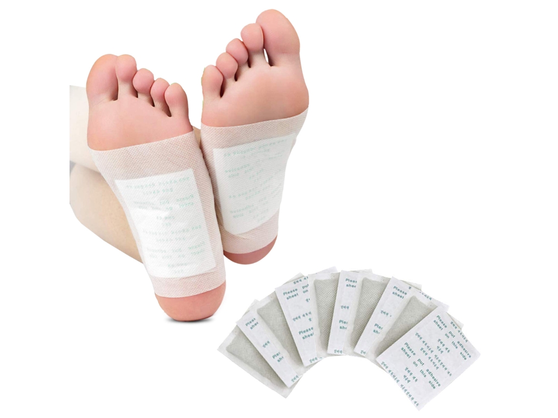 VVJIJILLY Almofadas Desintoxicantes Para Os Pés, Alívio Do Estresse E Limpeza Natural Orgânica, Fórmula À Base De Ervas Para Benefícios À Saúde E Sono Profundo,