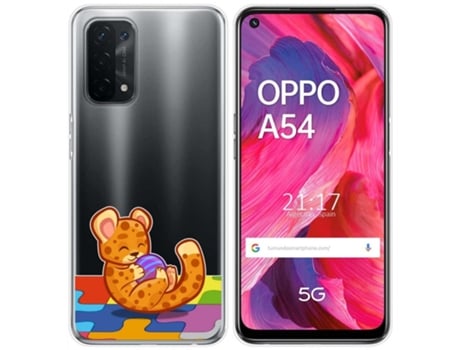 Carcasa Oppo A54 5G / A74 5G TUMUNDOSMARTPHONE Dibujos Transparente