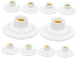 Juego De 10 Piezas De Portalámparas De Tornillo Para Iluminación Para Reemplazar Bombillas De Luz Interiores Y