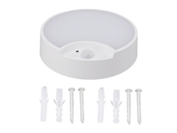 Rebe-luz De Techo Con Sensor De Movimiento Interior Inalámbrica Led Blanca Batería Para Armario Despensa Ducha Cobertizo Garaje Escaleras