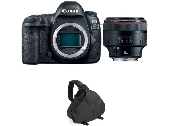 Kit Cámara Reflex CANON EOS 5D Mark IV + EF 70-200mm f/2.8L IS III USM + SanDisk 256GB + 2 LP-E6N + Bolsa